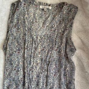 Rose+Olive shimmery sleeveless top